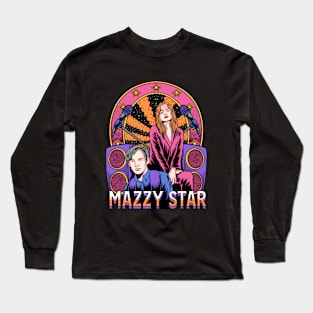 Mazzy Star - Vintage Style Concert Design Long Sleeve T-Shirt